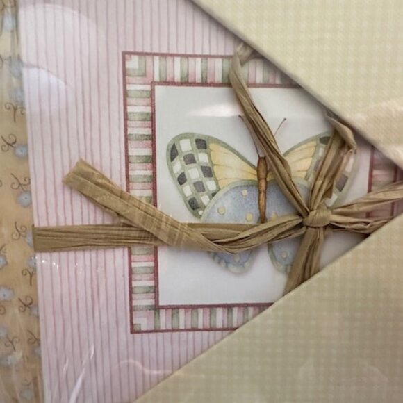 Debbie Mumm Butterflies Note Card Stationary Set - Picture 4 of 8